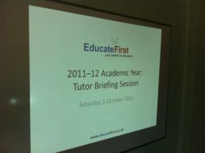 Tutor Briefing Session Teacher Training Day 2011 Guidance And